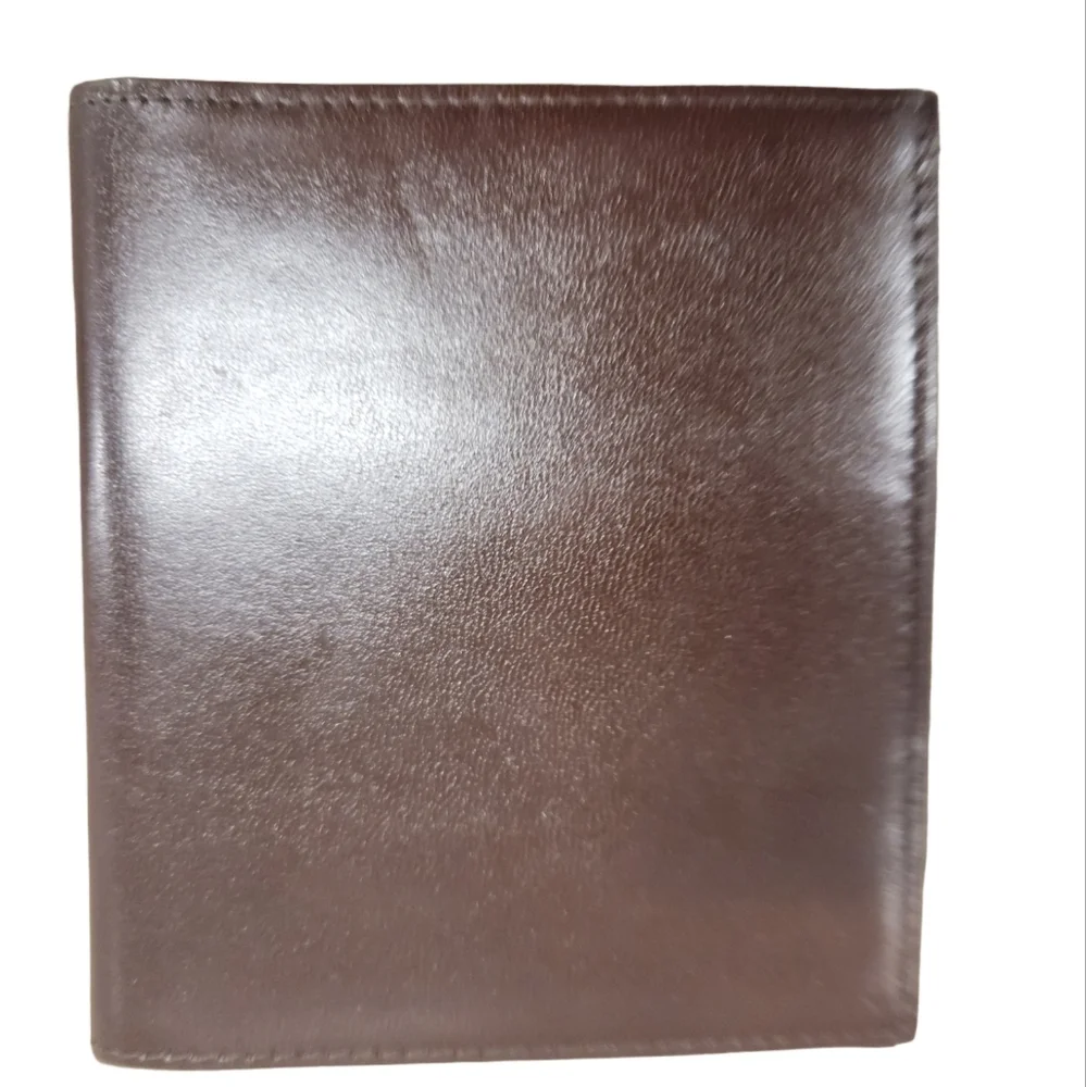 Vintage Pierre Cardin Boutique Brown‎ Leather Wallet Billfold